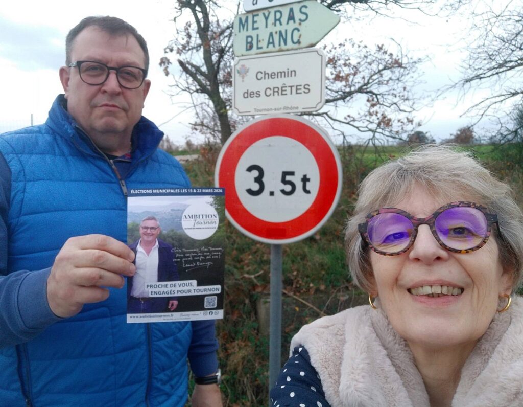 Opération boitage Ambition tournon Chemin des Cretes
